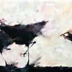 Three Chickens Running
24" x 48"
Oil on Canvas
SOLD