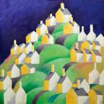 Village on the Hill
Oil on Canvas
30" x 3o"